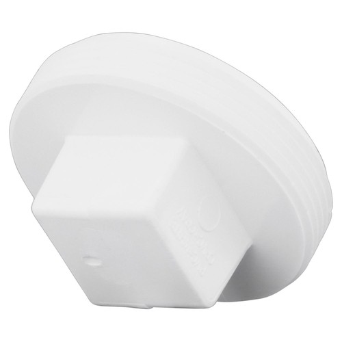 Charlotte PVC001061000 Schedule 40 PVC Clean-Out Plug 3 MPT in.