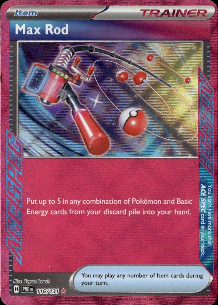 ordinary rod pokemon card value Max Rod Pokémon TCG Cards for sale