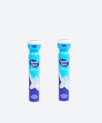 2x Schuh-Deodorant 200 ml   gegen Gerüche, frischer Duft, Spray für Schuhe