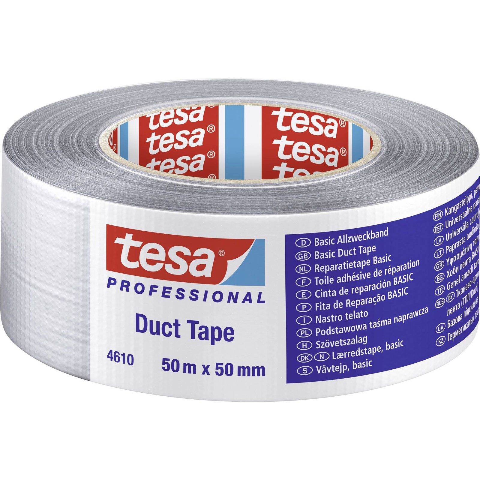 tesa Professional duct Tape silver 50m x 50mm 1pc