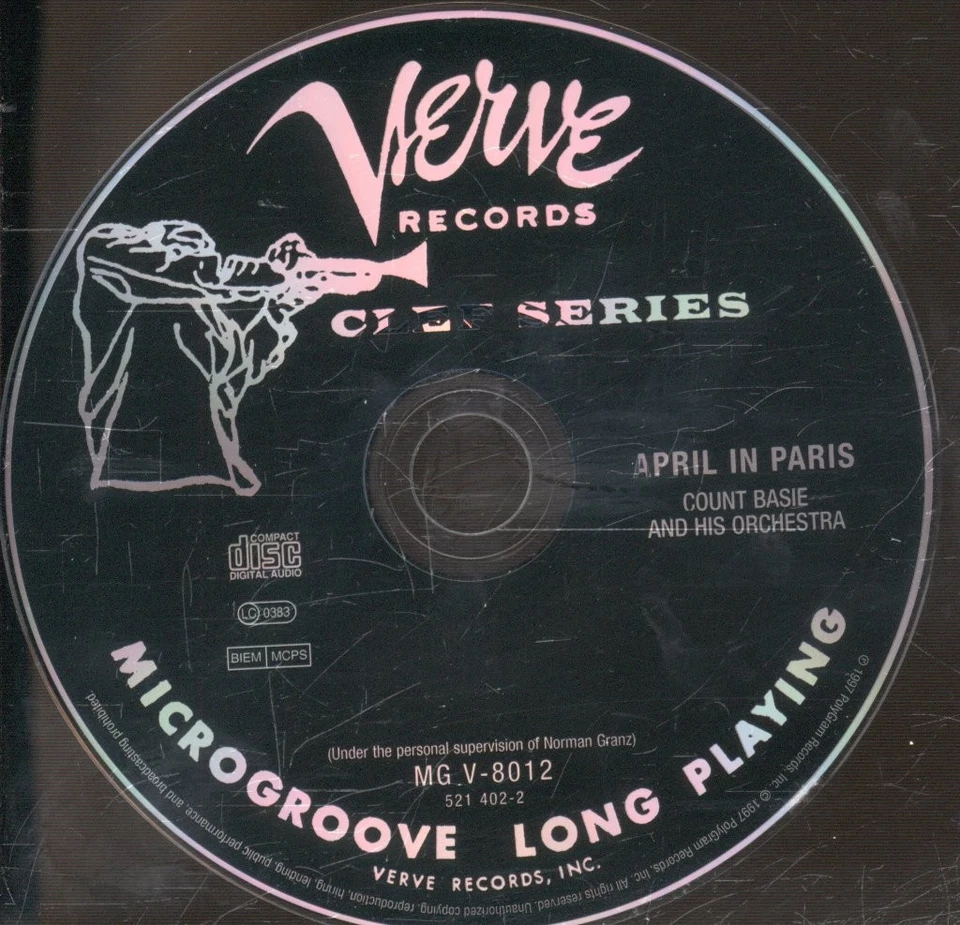 Count Basie Orchestra April In Paris CD Europe Verve 1997 in die-cut tri-fold - Image 3 of 3