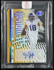 JUSTIN JEFFERSON 2022 PANINI ILLUSIONS #I-2 ILLUSIONISTS AUTO GOLD 4/5 VIKINGS