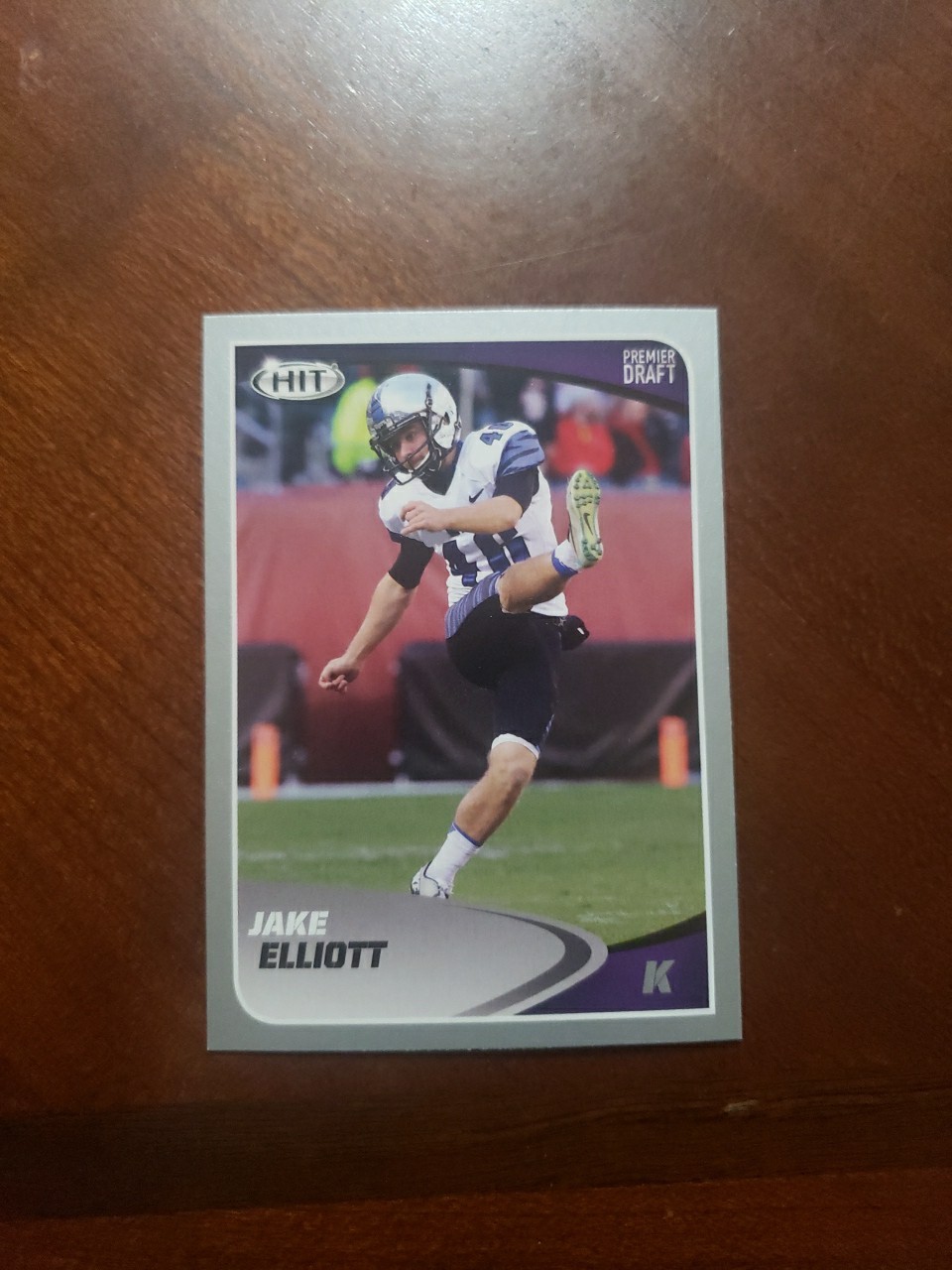 Jake Elliott SA-GE Hit Premier Draft #80 Base