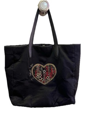 Loewe Satin Tote With Special Beading   I Loewe You 