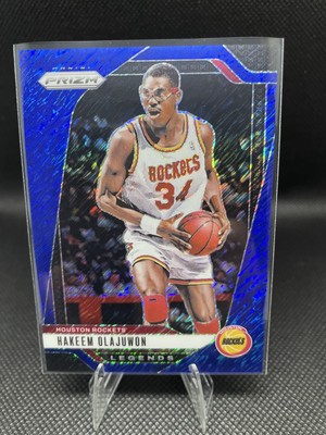 2024-25 Panini Prizm Hakeem Olajuwon Blue Shimmer Prizms FOTL /35 Rockets