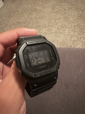 Casio G-SHOCK Digital Quartz Sport Watch Black Resin Strap Alarm Date