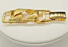 VTG KJL KENNETH JAY LANE SIGNED TEXTURED RIBBON LINK NECKLACE WITH EXTENDER 18" — photo 2