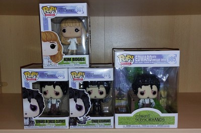Funko Pop! Movies Edward Scissorhands/Kim Boggs Sammlung/Konvolut, 4 Funko Pops!