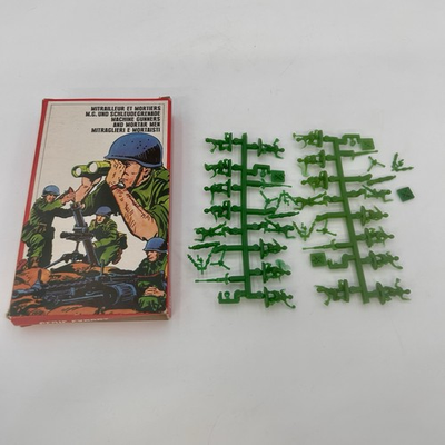#ad ATLANTIC SERIE EXPORT 119 MACHINE GUNNERS amp; MOTAR MEN 1 72 NOS Complete $12.99