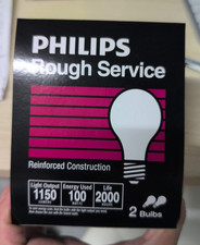 100W A19 Medium Base Frosted Rough Service Light Bulbs - 2 Ct - free shipping