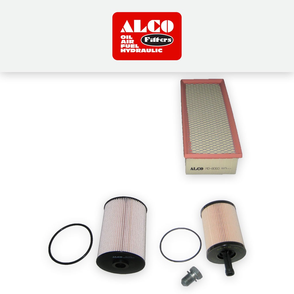 SERVICE KIT VW JETTA (1K) 2.0 TDI 16V ALCO OIL AIR FUEL FILTER (2006-2008)