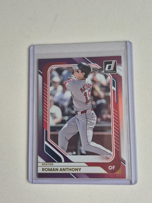 2026 DONRUSS ROMAN ANTHONY PURPLE FOIL SP #19/99-JERSEY NUMBER MATCH WOW-#61