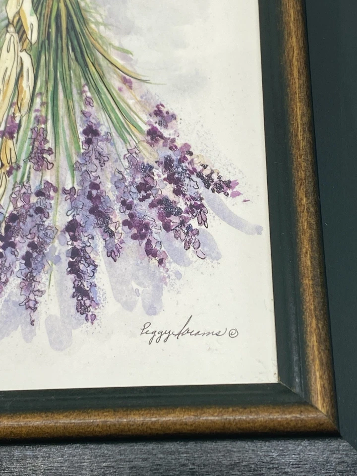 🌿 Peggy Abrams Herb Prints Set of 3 Framed Art – Sage Basil Lavender Farmhouse - Image 3 of 4