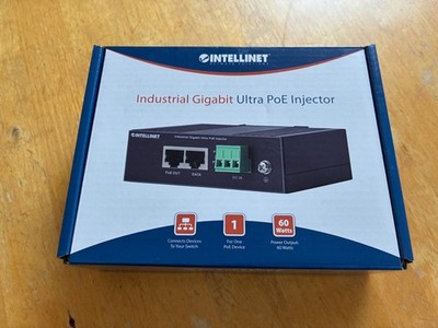 INDUSTRIAL GIGABIT ULTRA PoE INJECTOR  - NEU - DC-INPUT: 45 - 56 V