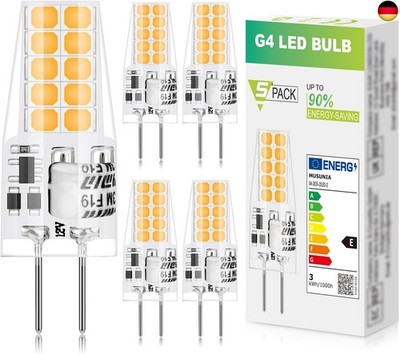 g4 LED Lampen - 3W Birnen 3000K Warmweiß 300lm, Ersatz für 30W Halogenlampen,Kei