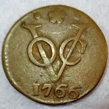 Certificate of Authenticity 1766 New York Penny VOC Holland Dutch Colonial Cent