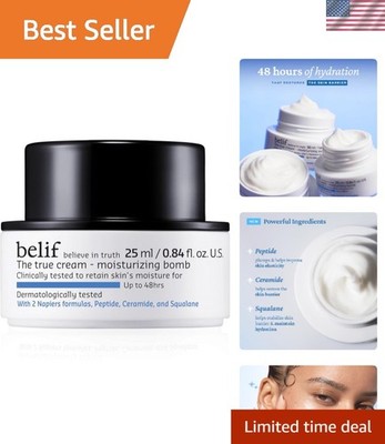 Milky Lightweight Moisturizer with Ceramide & Peptide   48hr Hydration 0.84oz