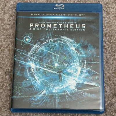 Prometheus 4-Disc Collector's Edition Blu-ray 3D / Blu-ray / DVD / Digital