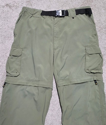 Boy Scouts Switchback Uniform Pants Mens M 30" Green BSA Convertible Nylon - Picture 3 of 19
