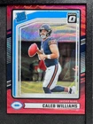 2024 Panini Donruss - Caleb Williams #327 Optic Preview Red Wave Prizm (RC)
