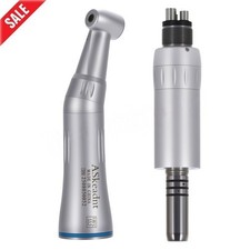 Dental Slow Low Speed Handpiece Push Contra Angle NSK Style Air Motor 4Holes