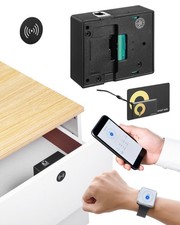 VEVOR Electronic Cabinet Lock 4-in-1 Smart Cabinet Lock 3 AAA Accumulator Easy-t