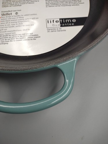 Le Creuset Signature Pfanne ~ 10 1/4" ~ Ozean ~ BESCHREIBUNG LESEN - Bild 9 von 24