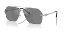 Versace 0VE2284 10006G Silver/Grey Mirror Silver Square Men's Sunglasses