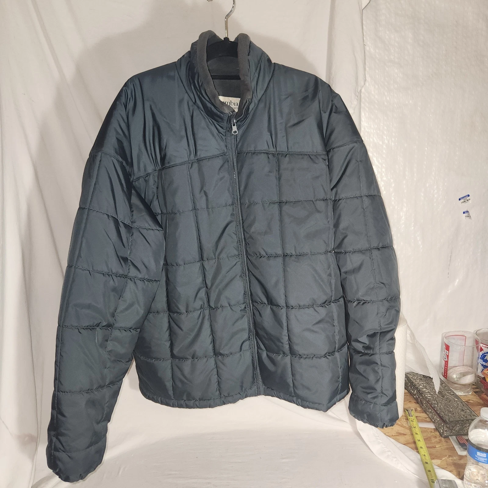 Columbia Sportswear Interchange Black Core Winter Jacket Thick Insulated Sz.XXL