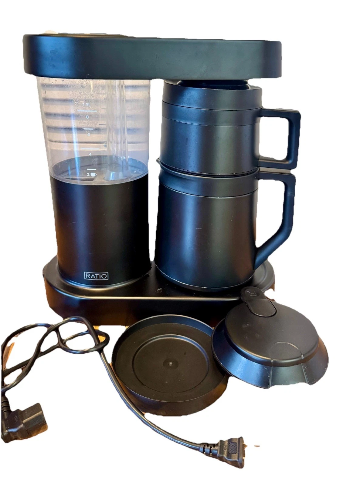 Ratio Six Coffee Maker Matte Black Preowned Very Good Plastic Tank
Opens in a new window or tab
