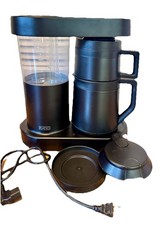 Cafetera Ratio Six negra mate usada muy buen tanque de plástico