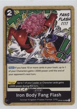 2024 One Piece Card Game: Two Legends OP08 Iron Body Fang Flash #OP08-095