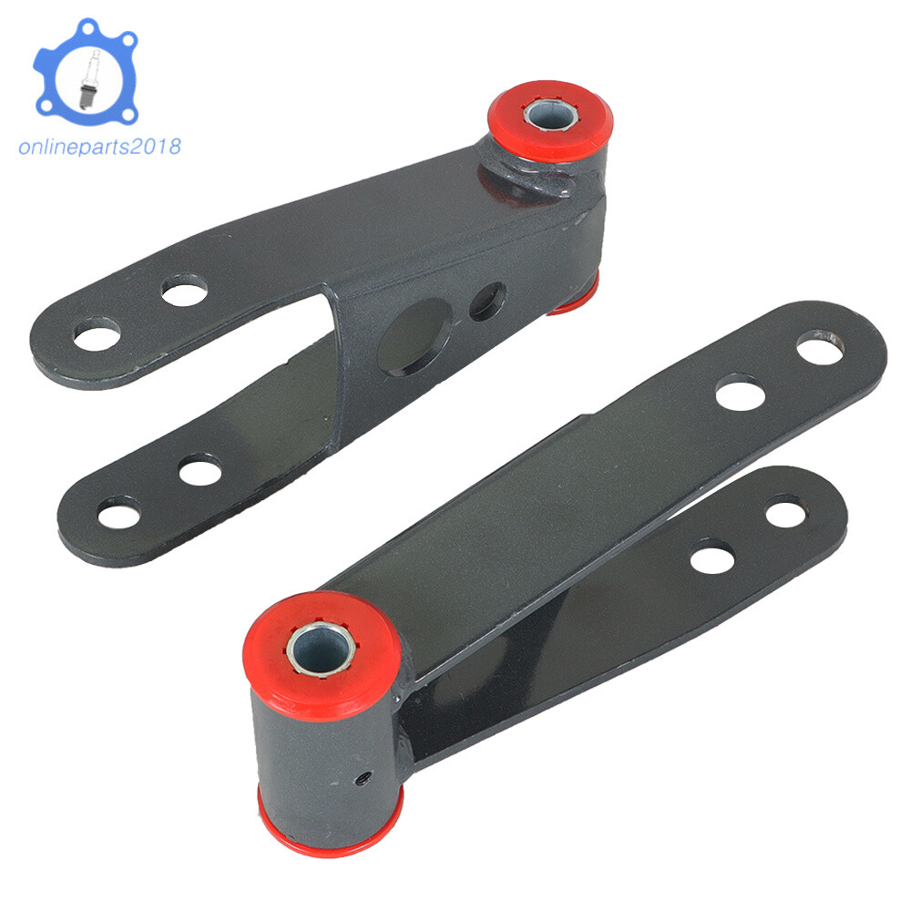 Adjustable Shackles Lift Pair For 19842001 Jeep Cherokee XJ 12" Level