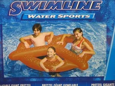 INFLATABLE GIANT PRETZEL Swimming Pool RAFT TUBE Swimline 90640 NEW