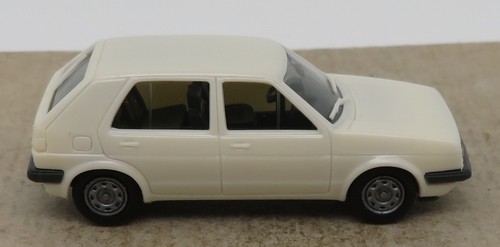Herpa Ho 1/87 Volkswagen Golf II Facelift 4 Porte Bianco Crema #2048 No. Box - Foto 3 di 6