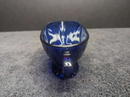 Barco de Colección Avon Royal Sapphire Cristal Azul Cobalto 7" de Grabado (sin Placa Interior) - Imagen 5 de 7