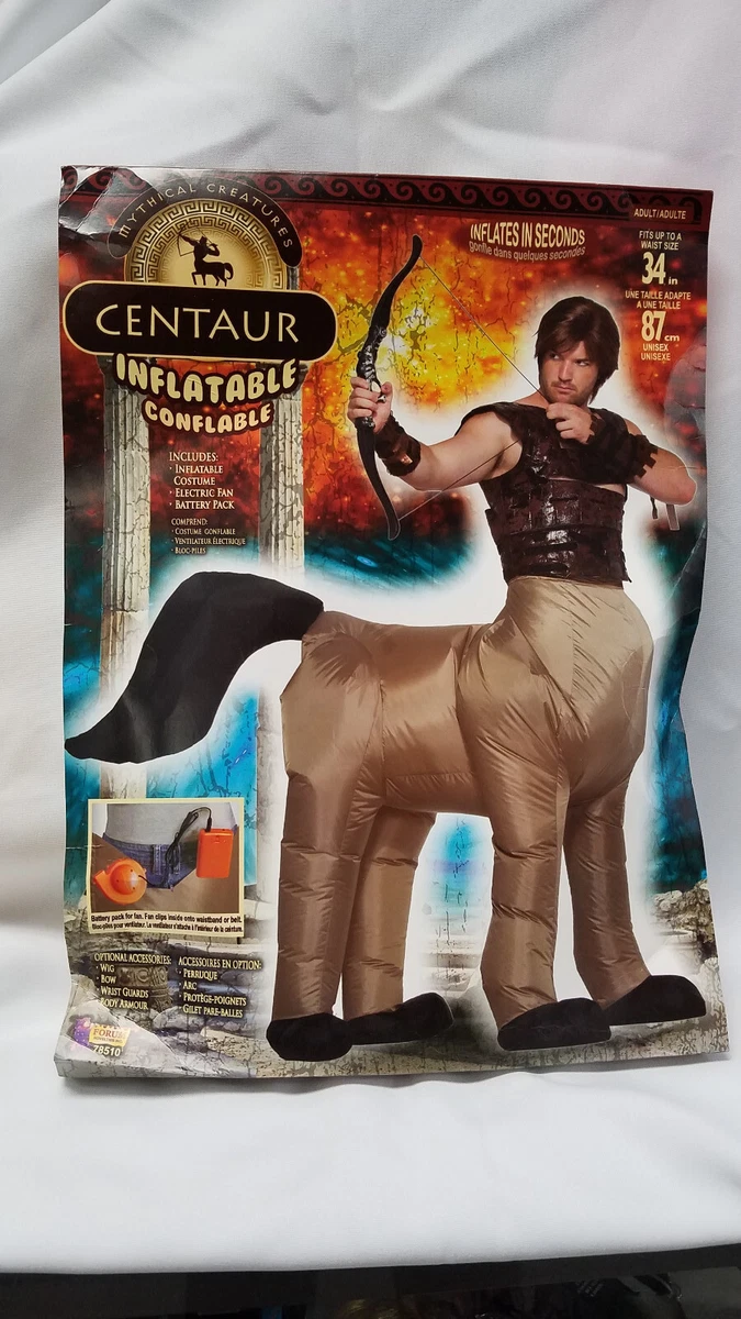 CENTAUR horse Inflatable Costume with fan/battery pack Halloween Party  34" waist