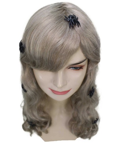 Spider Web Wig | Women's Shoulder Length Witches Spider Web Wig HW-6835 - Picture 7 of 9