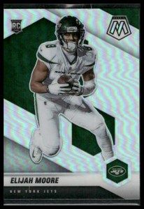 2021 Panini Mosaic #316 Elijah Moore Prizm Silver