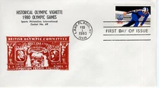 OLYMPICS SPEED SKATING,  LAKE PLACID, NY 1980  FDC11628