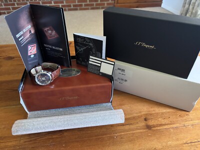 S.T. Dupont Wild West #100/200 Limited Ed. Prestige Automatic Watch Box, Papers