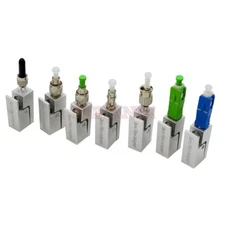 Optic Fiber Connector FC SC ST LC Square Bare Adapter Flange OTDR Test Coupler