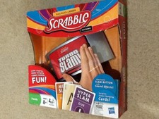 SCRABBLE ELECTRONIC TURBO SLAM FAMILY GAME NIB