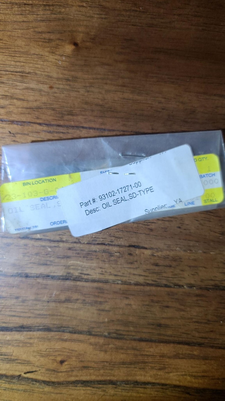 Yamaha 93102-17271 Oil Seal Genuine OEM New | eBay