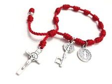 St. Benedict Medal, Key  Cross Full Protection Bracelet kids size 