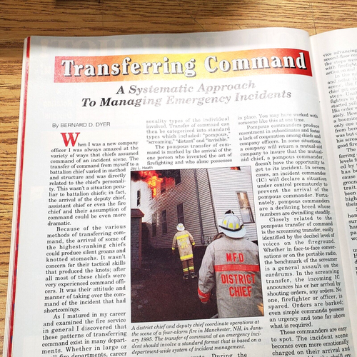 Firehouse Magazine November 1995 Strategic Decision Making, W.PA Memorial, etc. - Picture 8 of 8