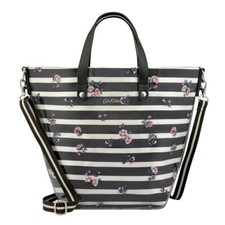 Cath Kidston Black Gingham Flowers Southcote Tote Bag