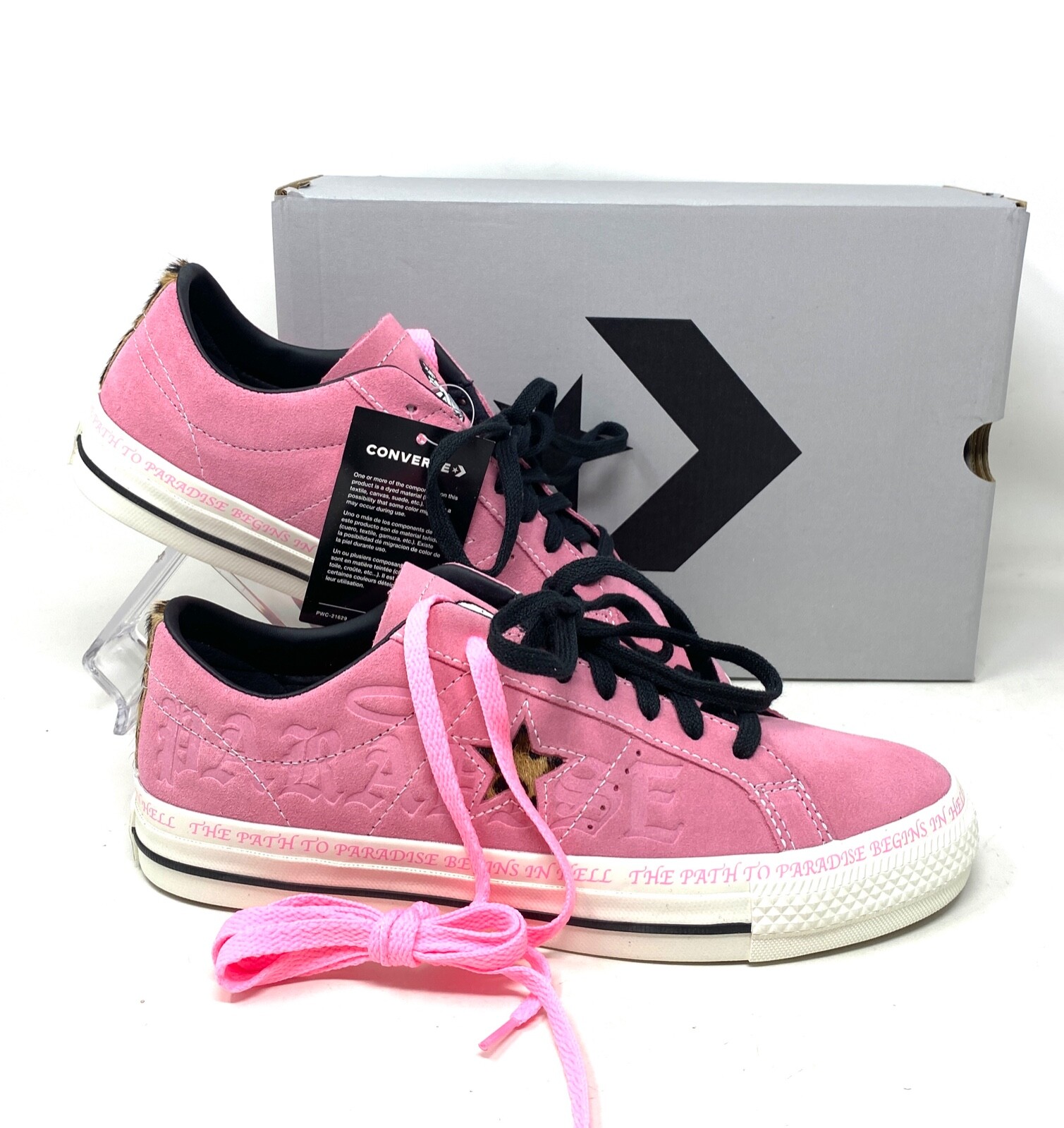 Converse Sean Pablo One Star Pro Low Top Pink Suede Women Size