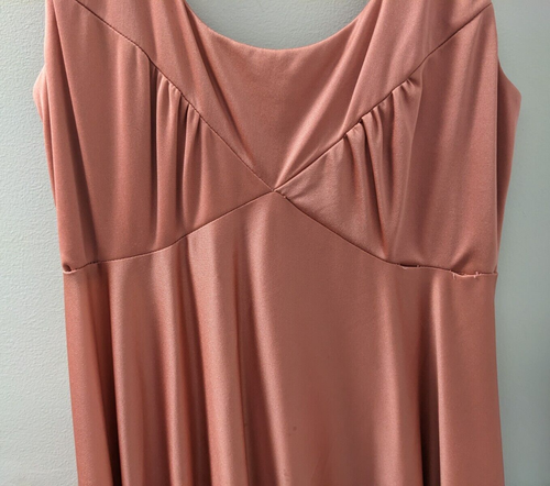 Abito da damigella donna vintage taglia 14 rosa rosa - Foto 11 di 24