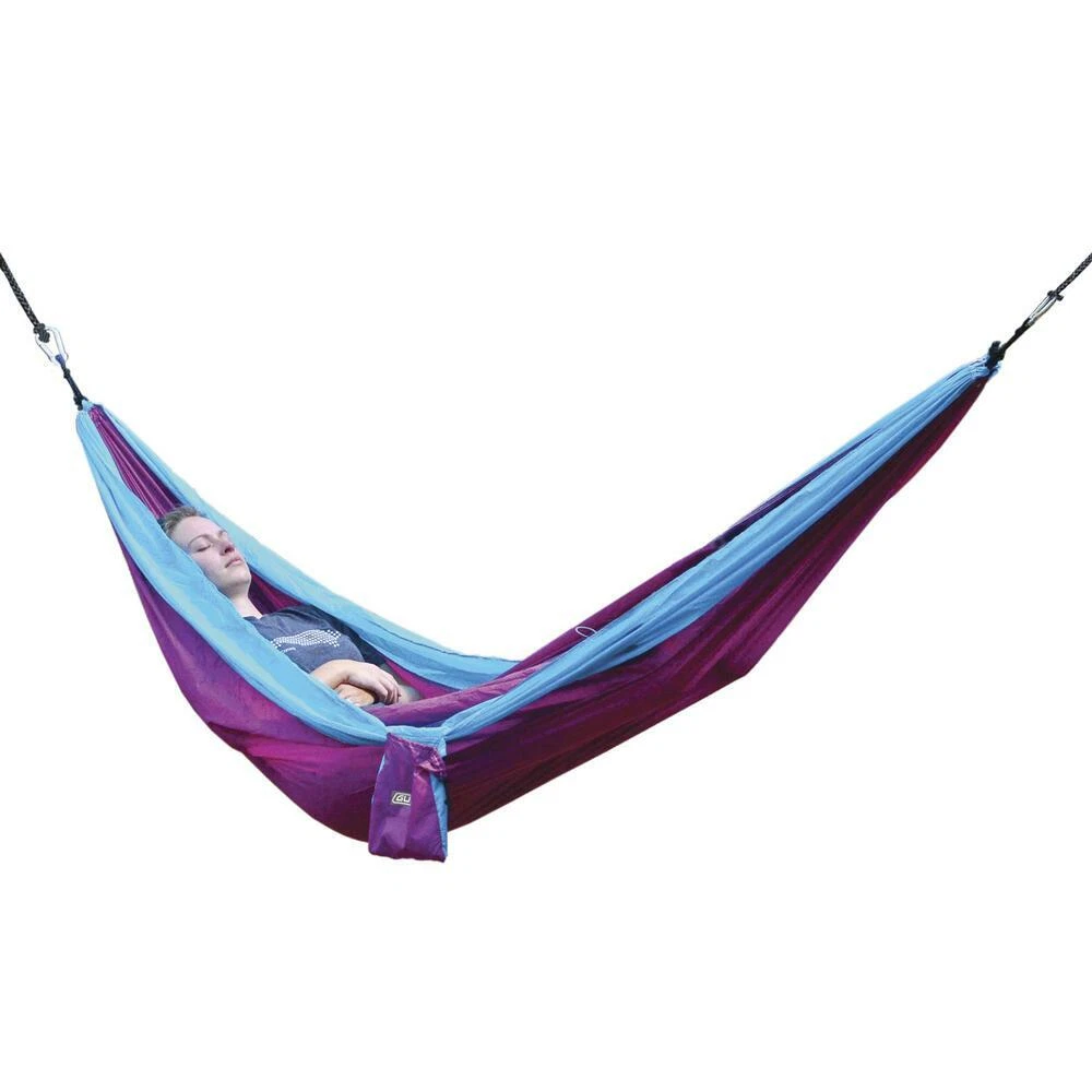 Guidesman® Purple And Blue Nylon Double Hammock At, 50 OFF